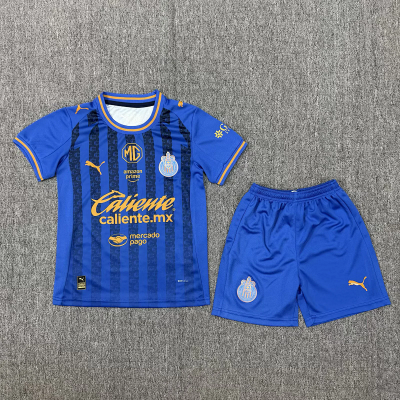 Niño_kids kit 25-26 Chivas third soccer jersey size 16-28